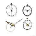 Modern Metal Frame Wall Clocks With Minimalist Design And Diverse Styles