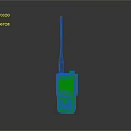 Black Tetra Portable Walkie Talkie With Antenna Screen And Keypad