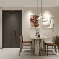 Bright Minimalist Modern Living And Dining Room With Cozy Furniture And Elegant Home Interior Design