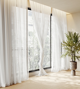 Curtains 3d model