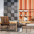 Modern leisure sofa combination leisure chair combination 3d model