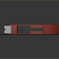 Tape ruler iron tape measure tool measuring tool 3d model