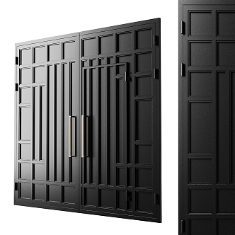 Jane ou double door 3d model