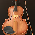 Vintage Musical Instruments And Art Supplies With Violin Paintbrush Sheet Music Books And Candle Holder