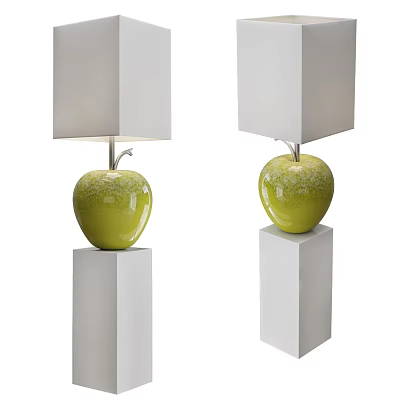Modern floor lamp Apple shaped floor lamp 3d model Modern floor lamp Apple shaped floor lamp 3d model