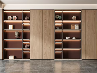New Chinese Decorative Cabinet 3d model