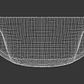 3D Game And Film Character Head With Minimalist Smooth Surface Design