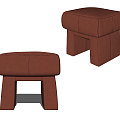 Modern Sofa Stool Low Stool Pier 3d model