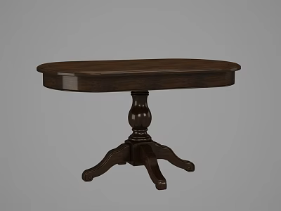 Jane European dining table 3d model