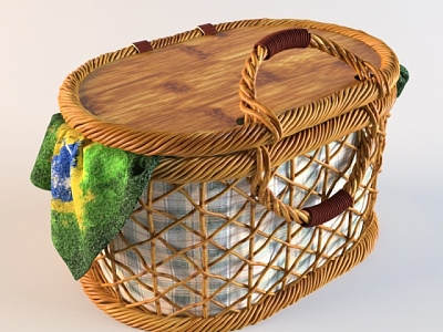 Storage Basket 3d model