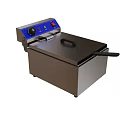 Commercial Kitchen Electric Deep Fryer With Stainless Steel Body Control Panel And Frying Basket