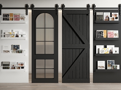 modern barn door barn door sliding door sliding door books model