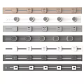 Modern Switch Panels With Various Designs Different Colors And Socket Combinations For Home Use 3d model