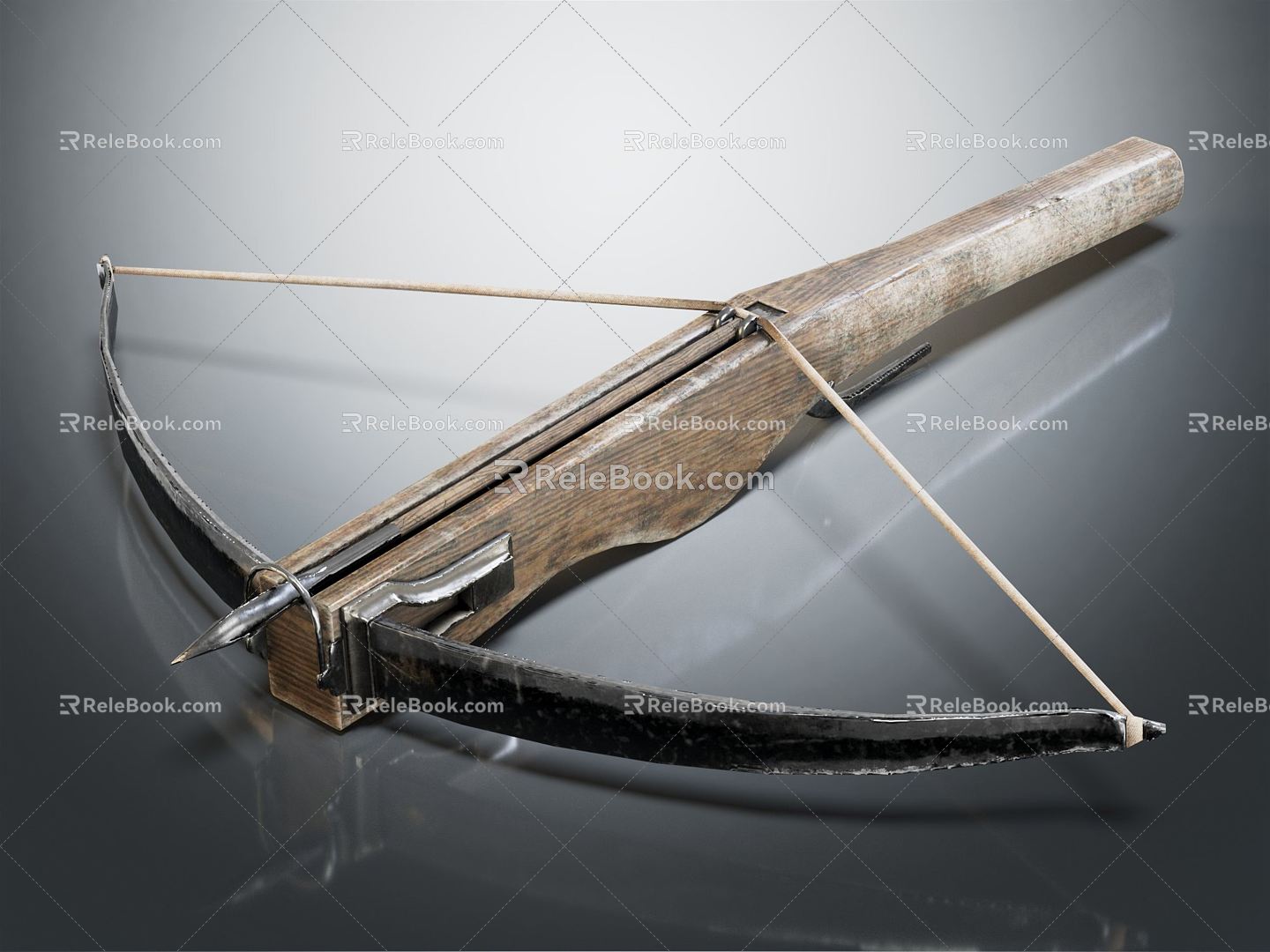 Modern Bow Crossbow Crossbow 3d model