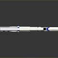 Colorful Toy Gun With White Blue Orange Design And Modern Appearance