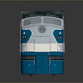Train Light Rail Metro High Speed Rail EMU Train High Speed Train High Speed Train High Speed Locomotive EMU 3d model