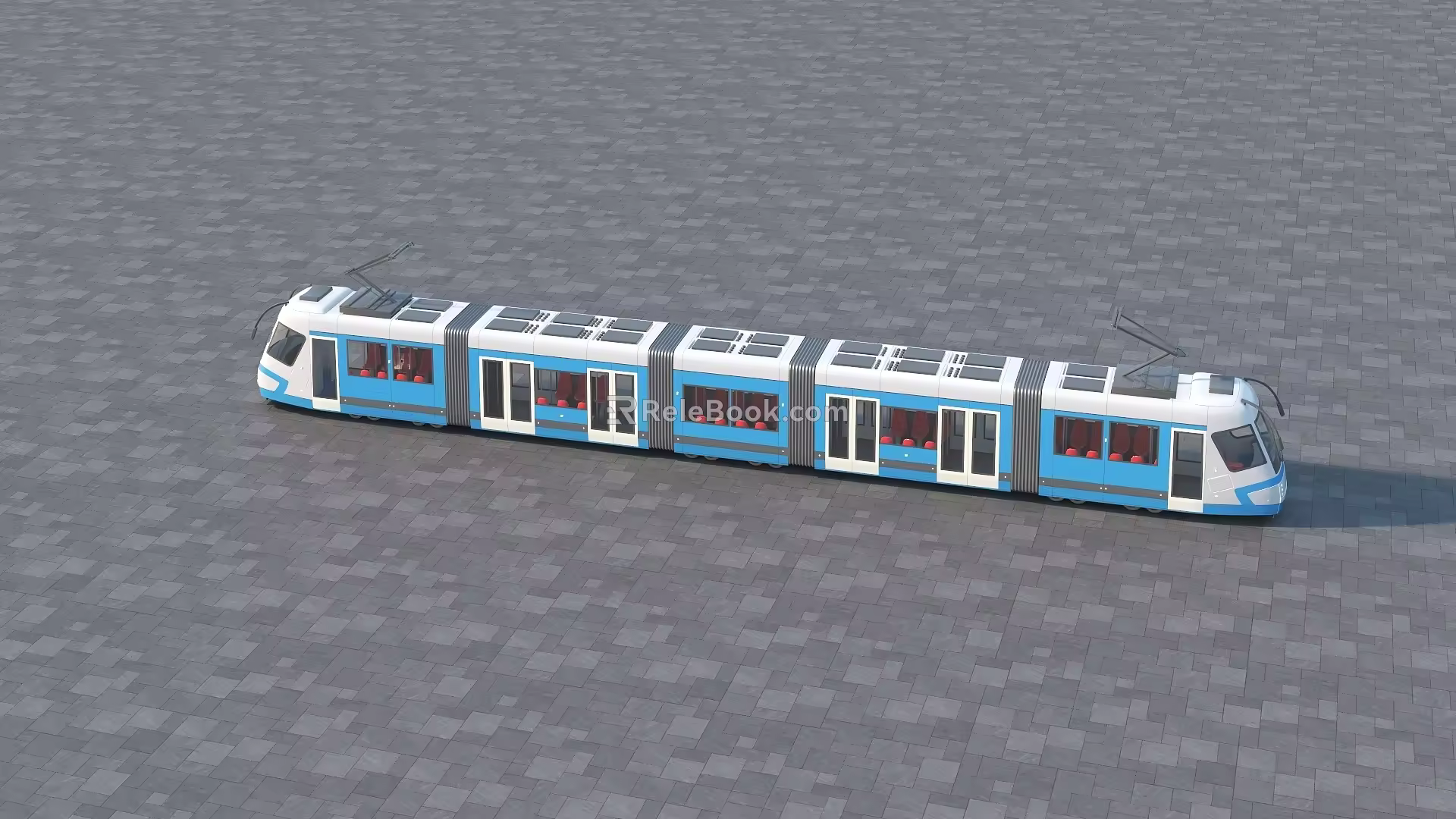 modern subway 3d model