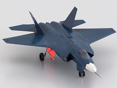 J31 J-31 J-20 J-20 J-35 Veyron Fighter 3d model