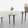 Modern round several 3d model