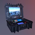 Portable Electronic Device With Display Screen And KURZ OSX Data Interface Case Design