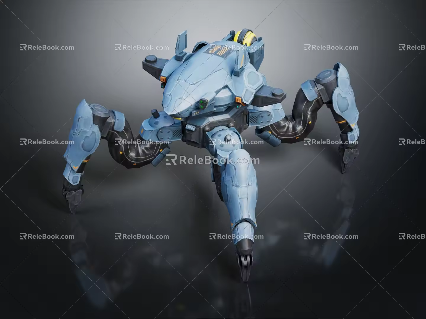 Modern Robot Warrior Robocop 3d model