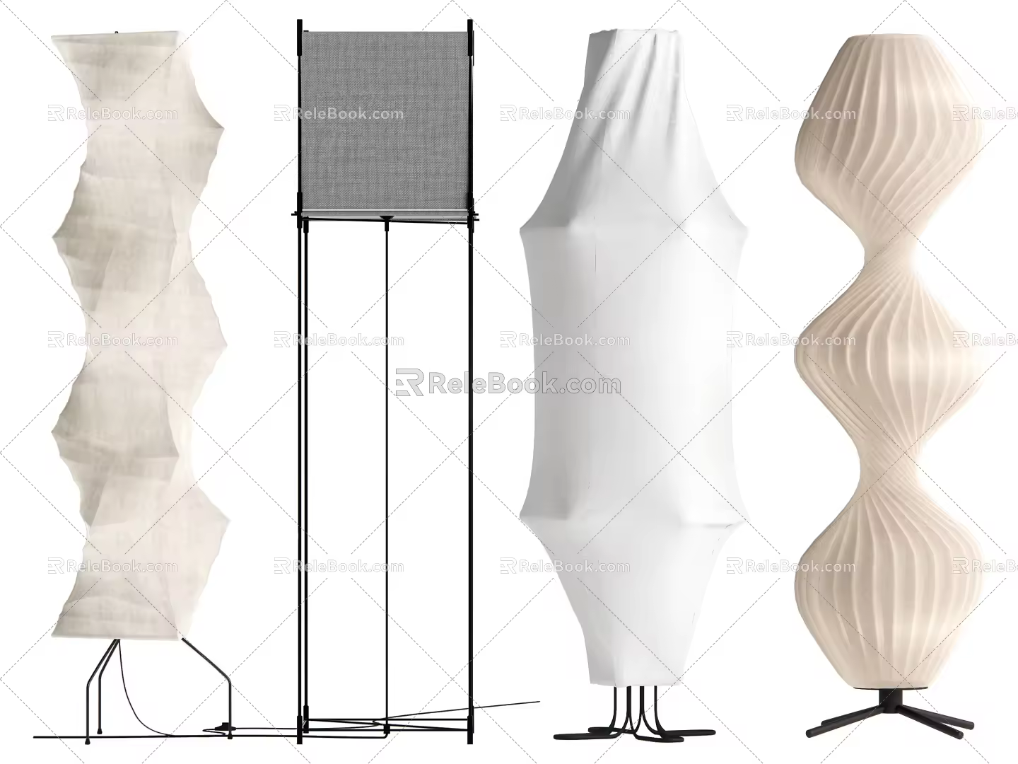 Quiet Wind Floor Lamp 3d model