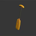 Yellow Manual Mixing Tool With Black Rod Plastic Blades And Yellow Grip For Home Use