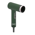 Green Hair Dryer With Modern Design Ergonomic Handle Sleek Body For Home Daily Use