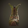 Modern Tree Shoes Modern Sci-Fi Shoes Tree Shoes Boots Boots 3d model