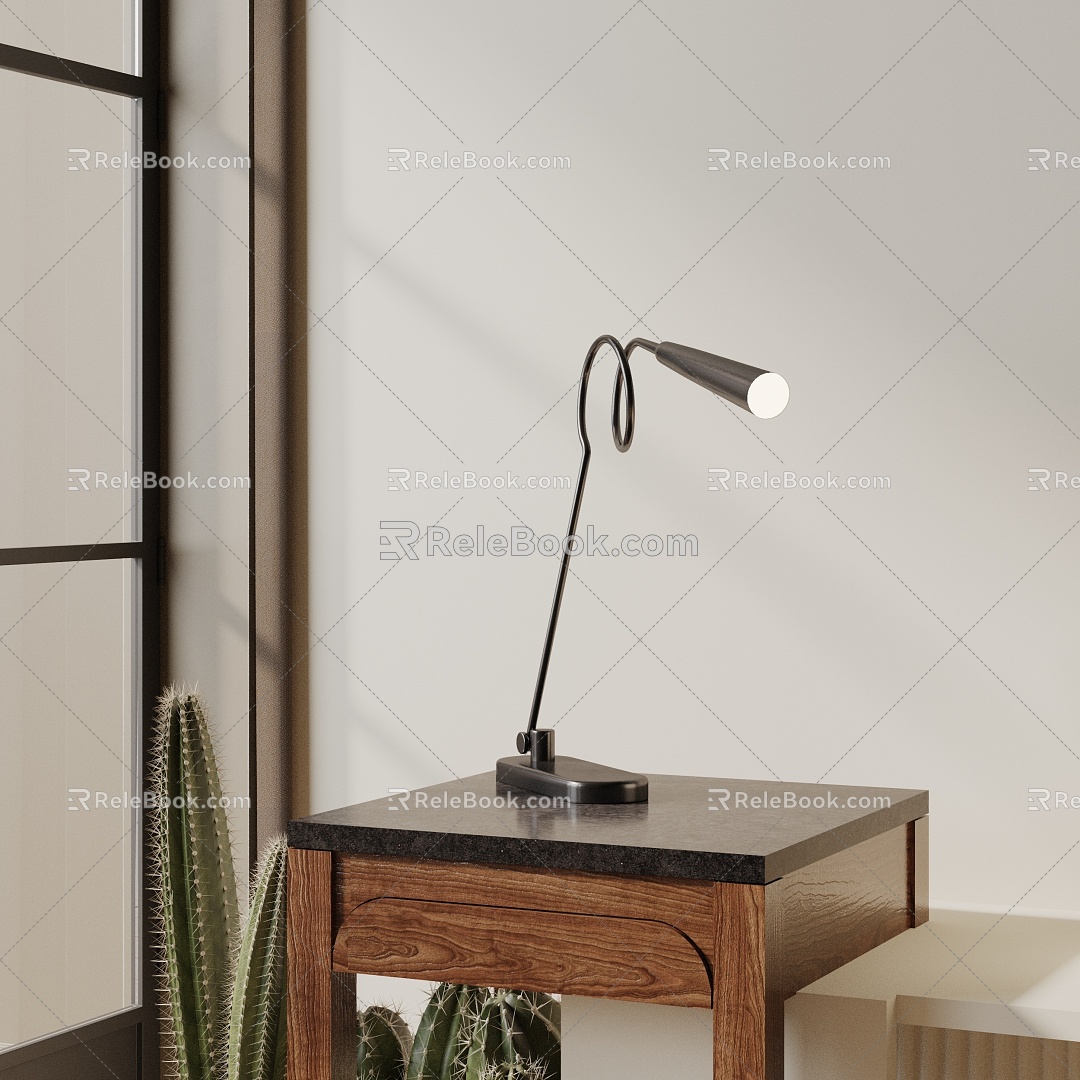 Modern table lamp 3d model