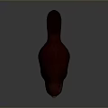 Brown Aquatic Beaver 3D Model With Brown Fur Standing Pose And Neutral Background