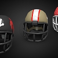 Football Helmet Helmet Baseball Helmet Motorcycle Helmet 3d model