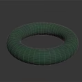 Artistic Green Circular Sculpture Carving With Smooth Surface And Round Form Design