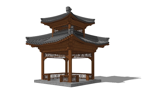 Chinese Pavilion Ancient Pavilion 3d model