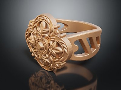 Modern Ring Women's Ring Wedding Ring model