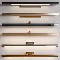Modern Wall Sconces With Black And Gold Finishes For Interior Design