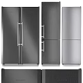 Modern Stainless Steel Refrigerators And Freezers For Home Kitchen Appliances