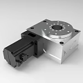 Industrial Precision Rotary Table Mechanical Equipment With Metal Structure And Black Motor Component