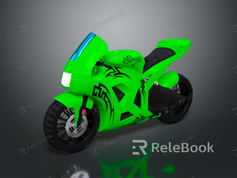 Motorcycle Two-wheeled Motorcycle Cross-country Motorcycle Road Race Motorcycle Motor Vehicle Transport model