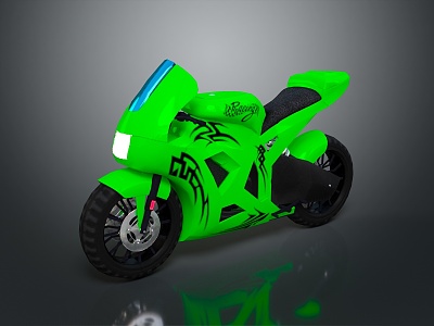 Motorcycle Two-wheeled Motorcycle Cross-country Motorcycle Road Race Motorcycle Motor Vehicle Transport 3d model