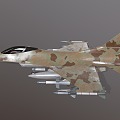 F16 Fighter Fighter Fighter Jet Fighter Military Aircraft 3d model