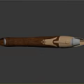 Elegant Wooden Metallic Pen With Shiny Finish And Sleek Design For Daily Writing Use