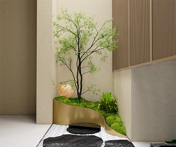 Interior Atrium View 3d model