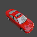 White Muscle Car With Black Grille Hood Scoop And Alloy Wheels