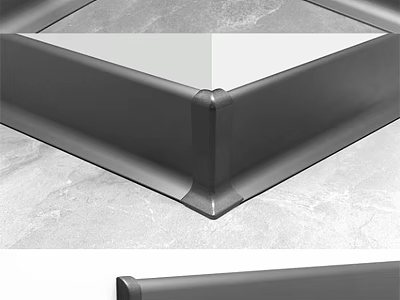Sleek Right Angle Metal Lines For Furniture Corner And Edge Design 3d model
