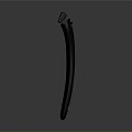 Ergonomic Black Razor With Blue Blade For Men's Daily Grooming Needs