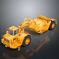 Yellow Industrial Heavy Machinery Loader And Dump Truck For Construction Sites