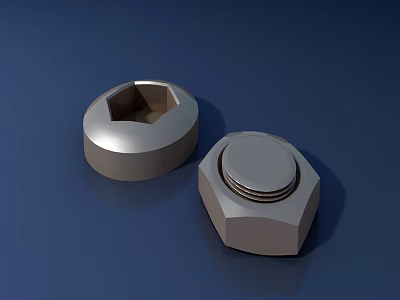 modern screw 3d model
