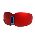 Red Waist Heating Belt With Blue Control Module For Pain Relief
