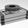 Durable Industrial Equipment Precision Machined Metal Base Circular Top Mounting Holes